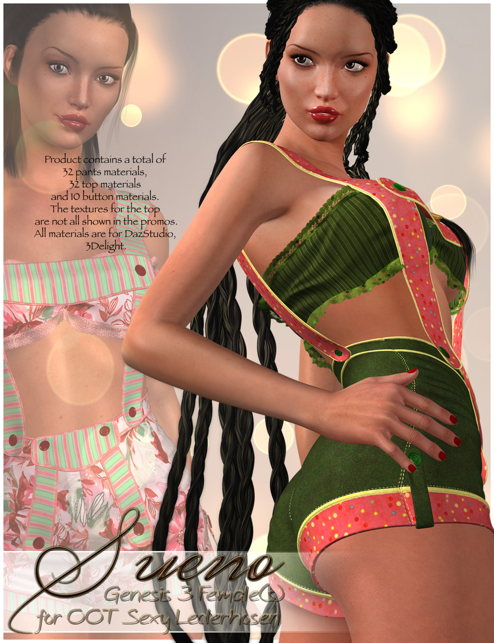 Sueno for OOT Sexy Lederhosen G3F by N/A