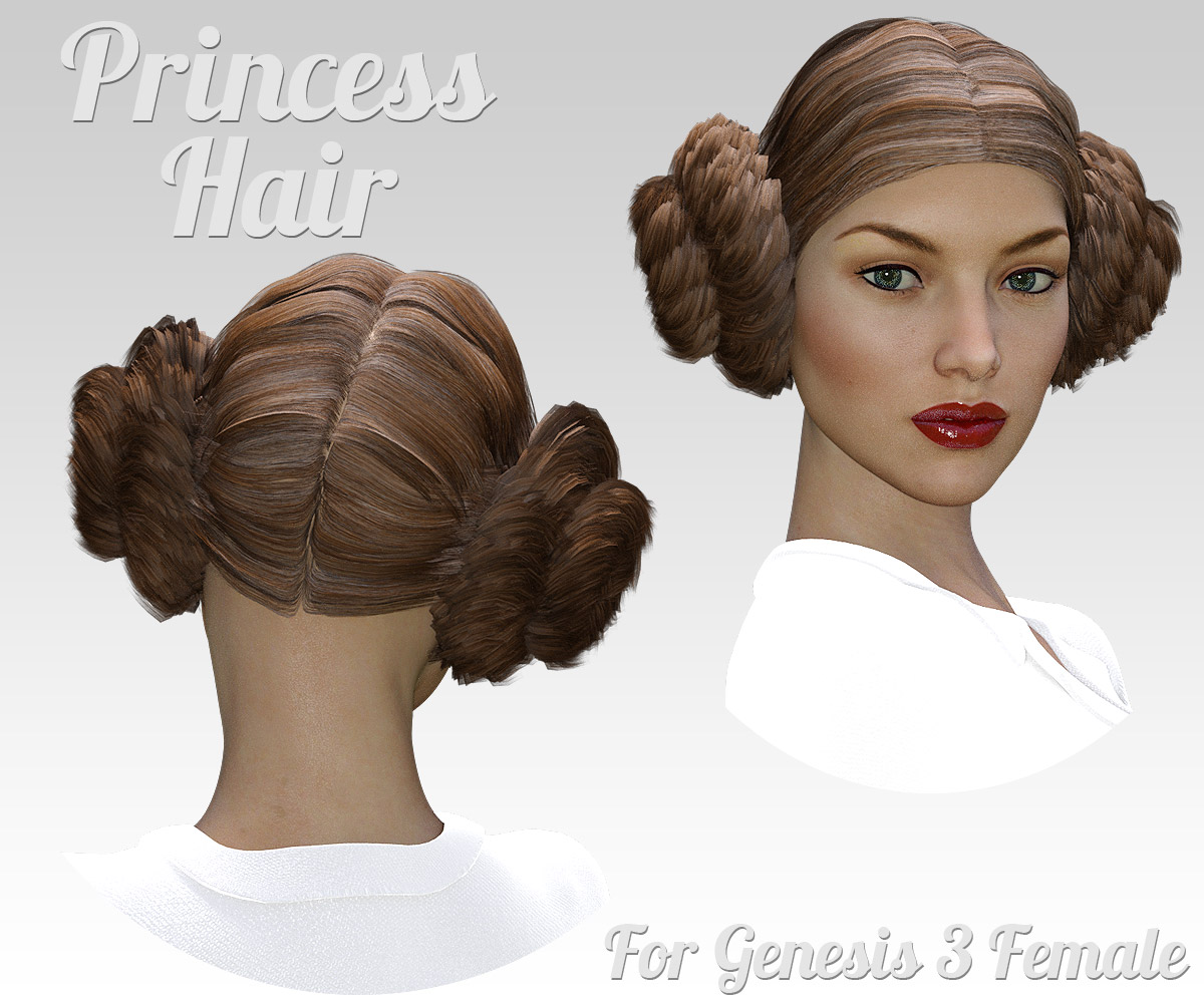 Princess Hair for G3 female(s) by N/A