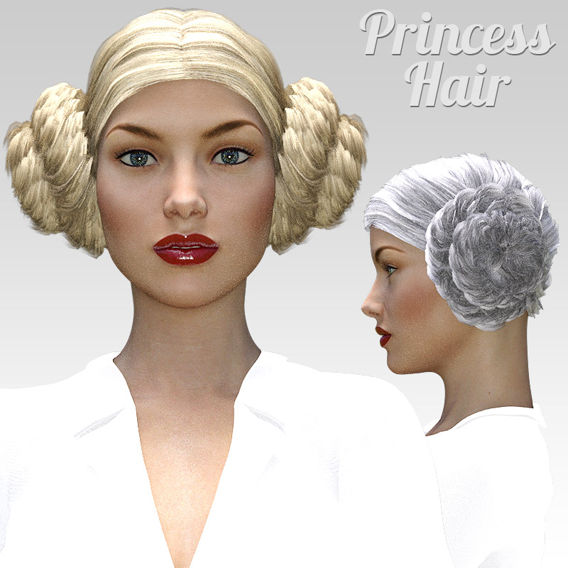 Princess Hair for G3 female(s) by N/A