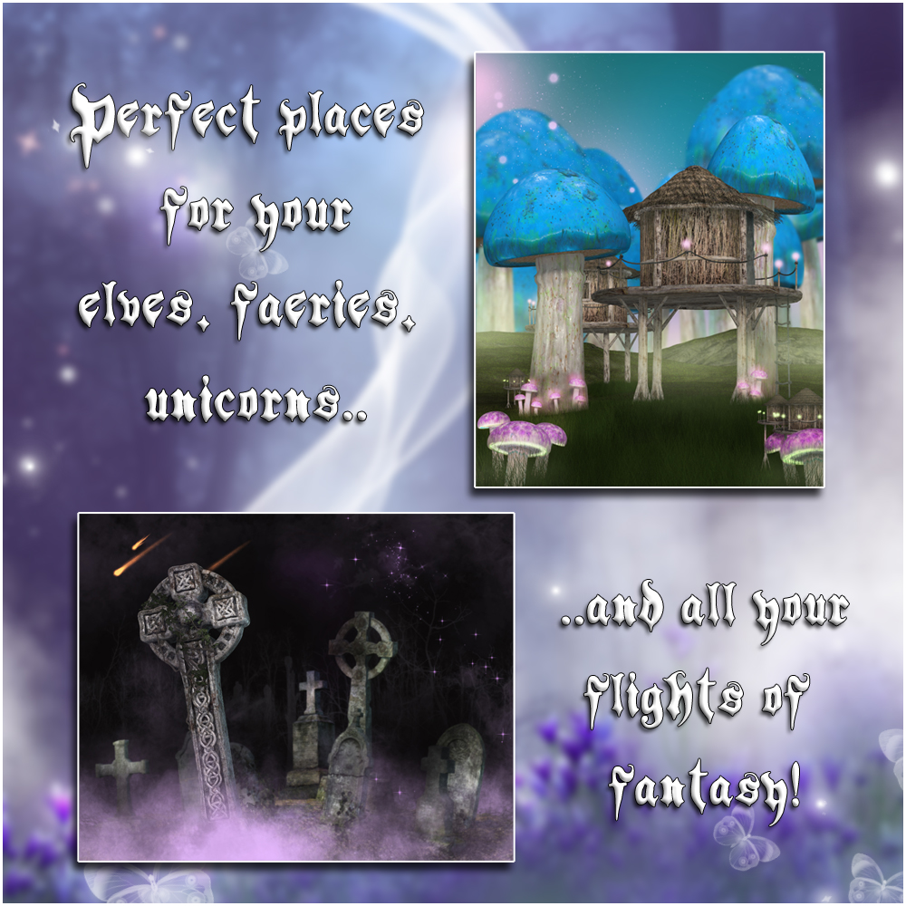 Enchanted Fairylands Backgrounds by N/A