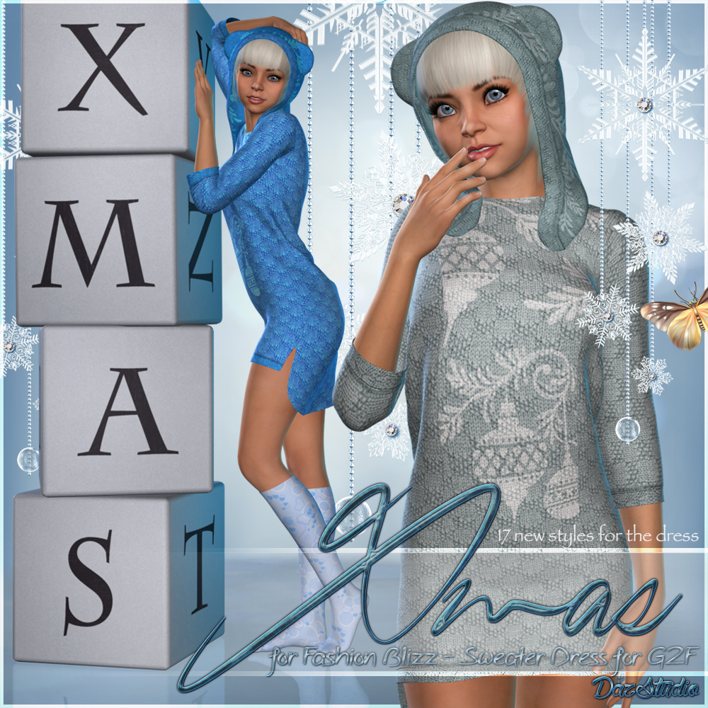 Xmas Sweater Dress G2F by N/A