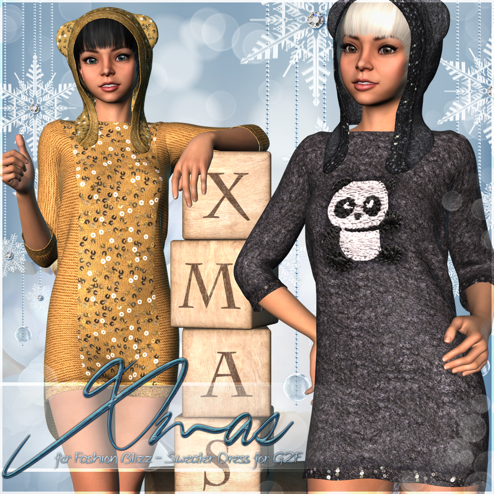 Xmas Sweater Dress G2F by N/A