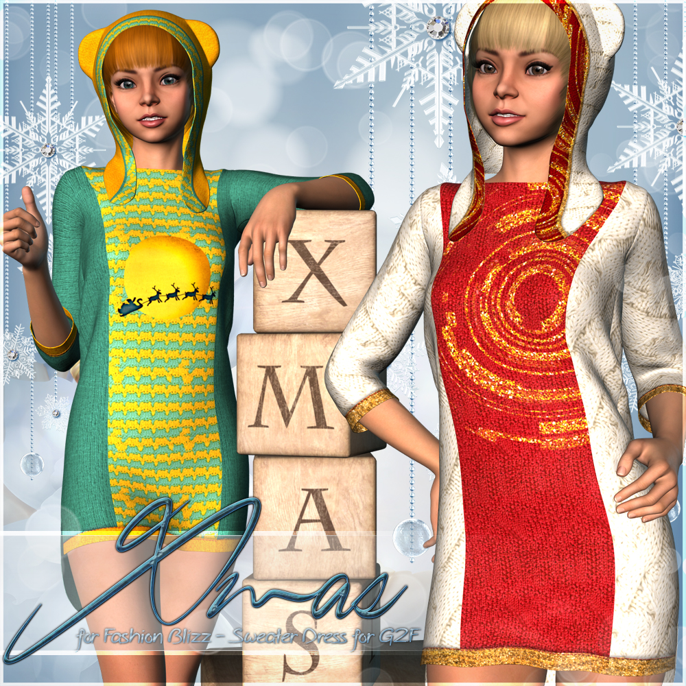 Xmas Sweater Dress G2F by N/A
