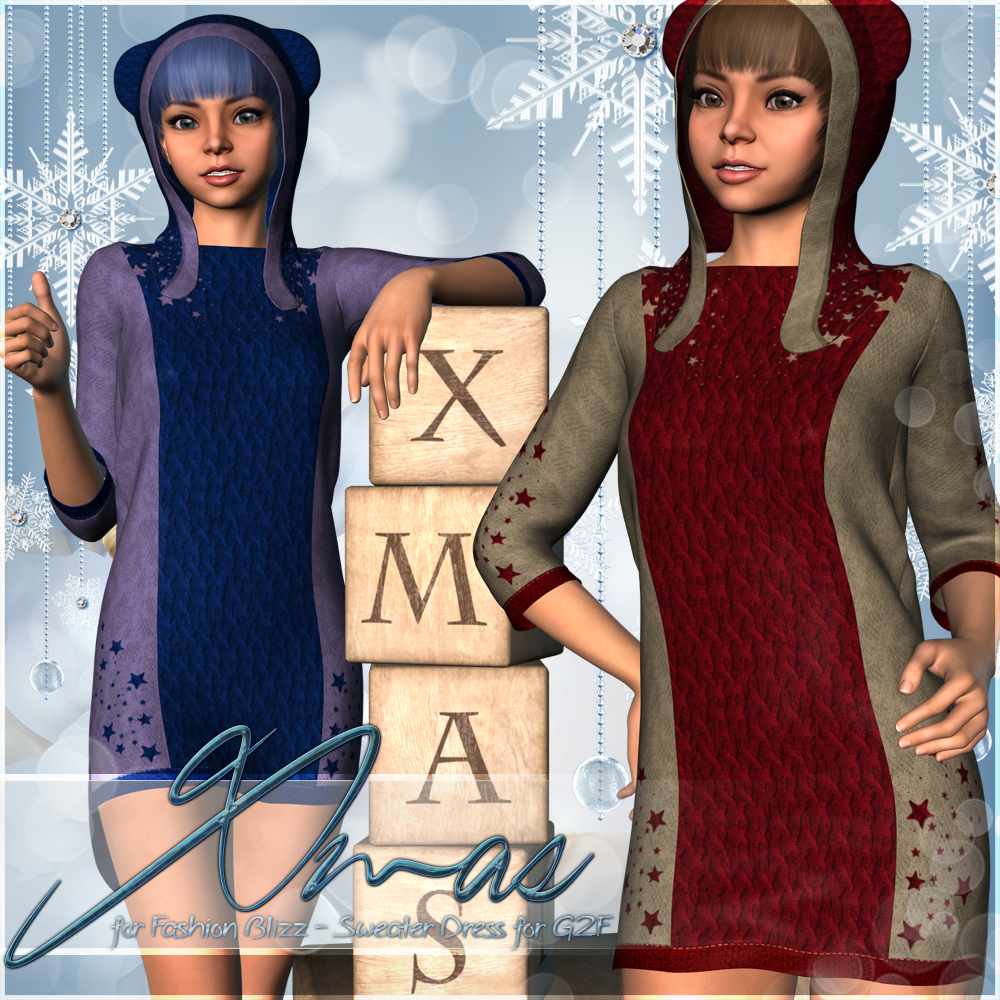 Xmas Sweater Dress G2F by N/A