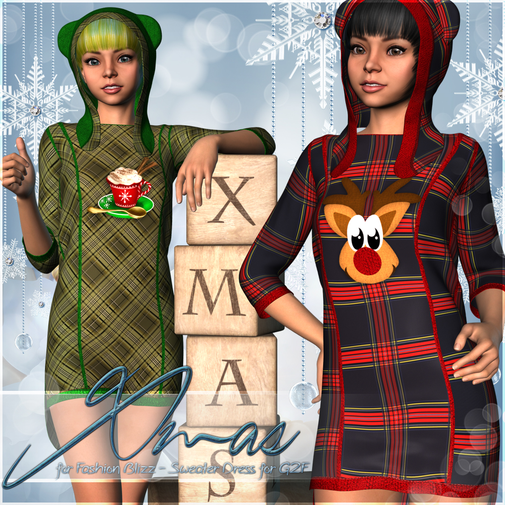 Xmas Sweater Dress G2F by N/A