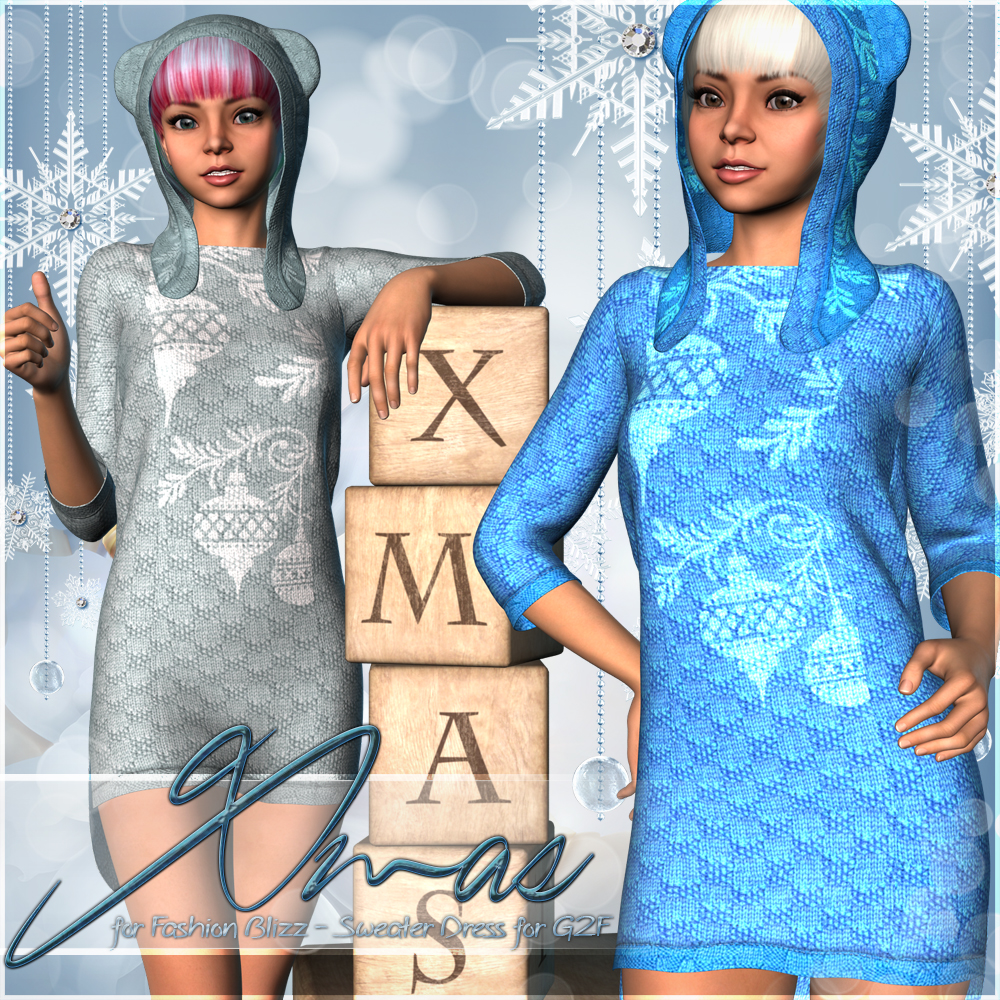Xmas Sweater Dress G2F by N/A