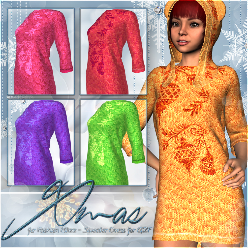 Xmas Sweater Dress G2F by N/A