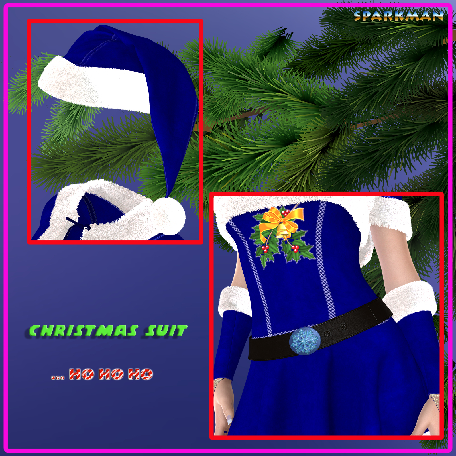 Christmas Suit : Santa Helper for DAZ Genesis 3 Female(s) by N/A