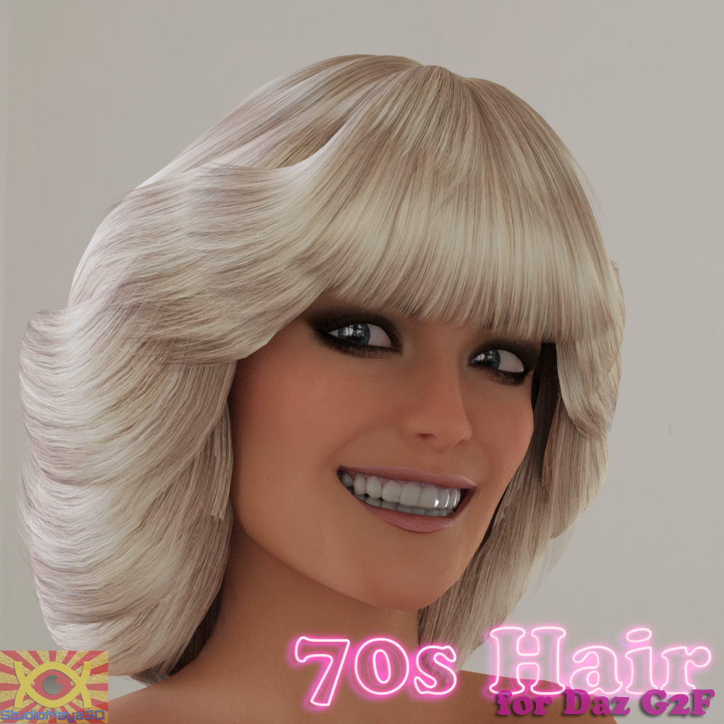 70s Hair for G2F by N/A