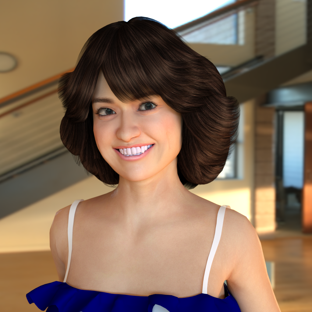 70s Hair for G2F by N/A