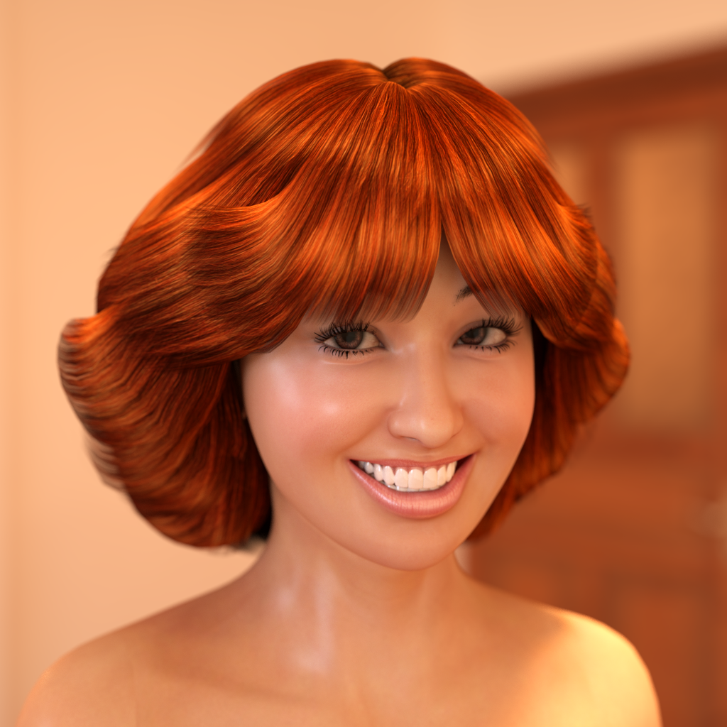 70s Hair for G2F by N/A