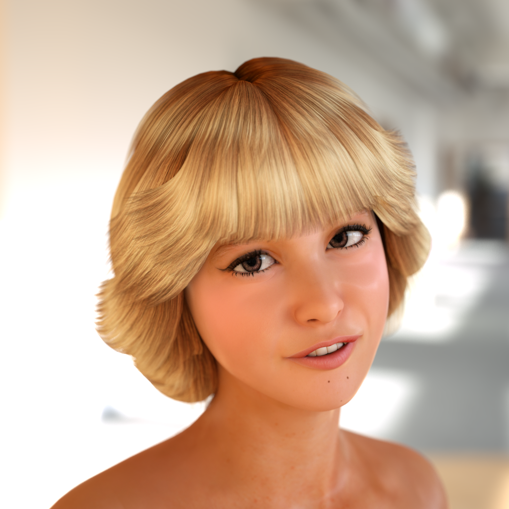 70s Hair for G2F by N/A