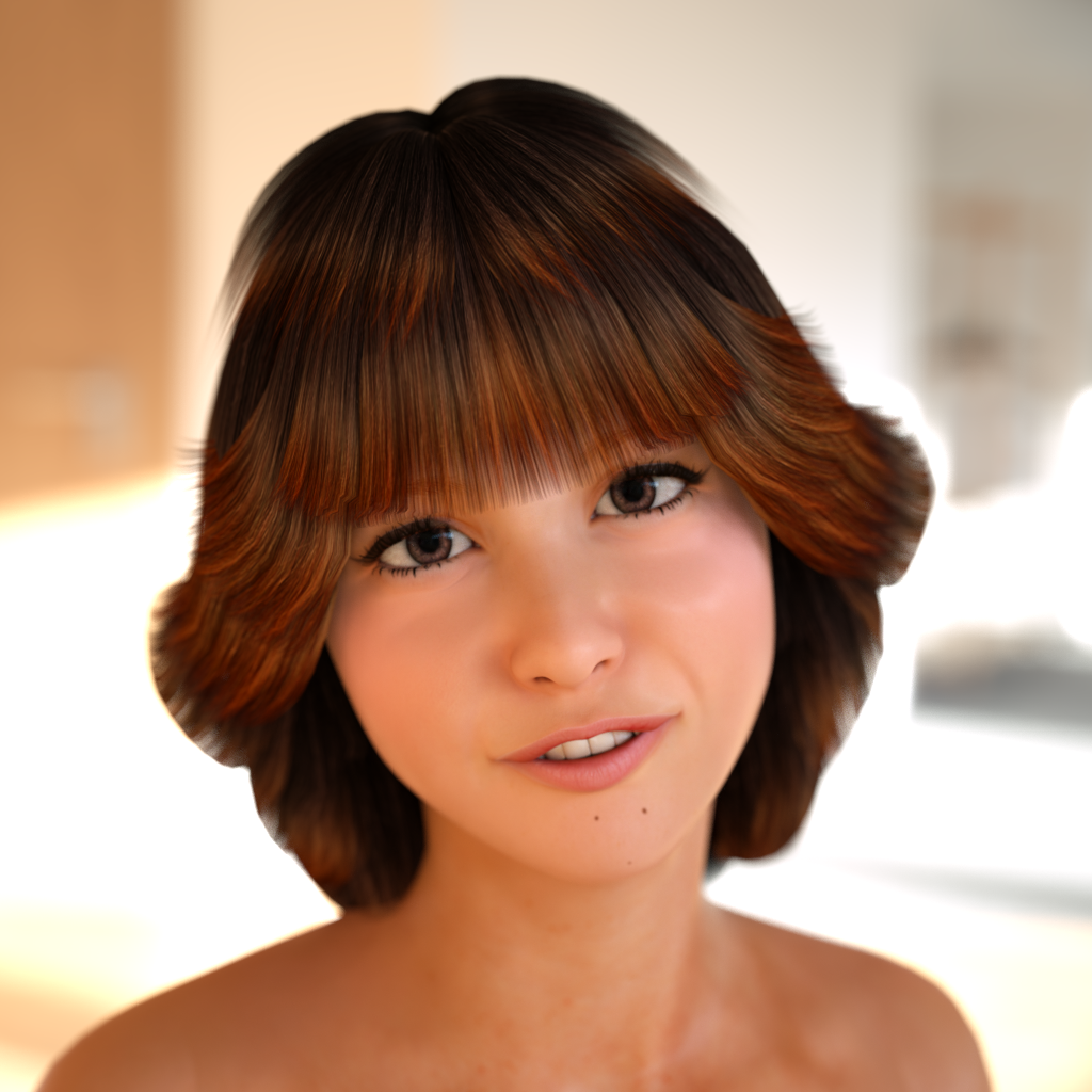 70s Hair for G2F by N/A