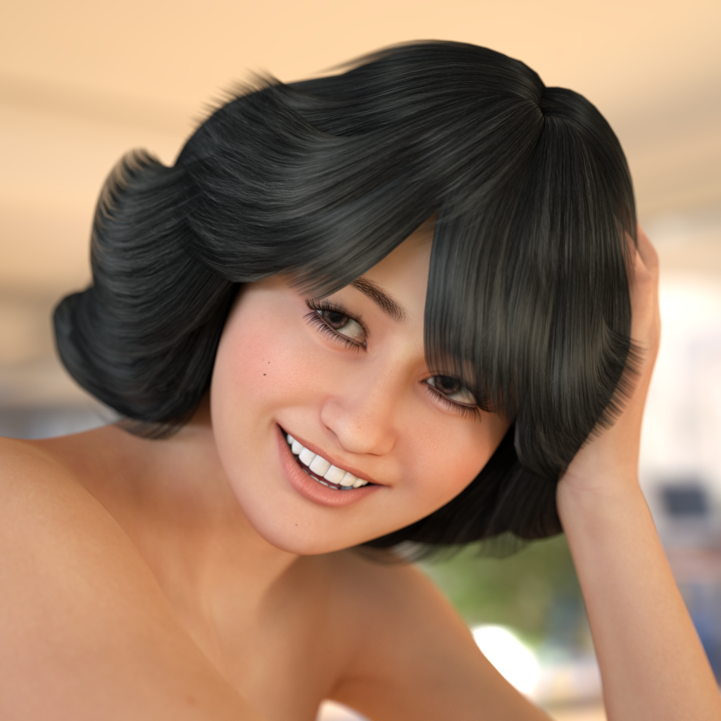 70s Hair for G2F by N/A