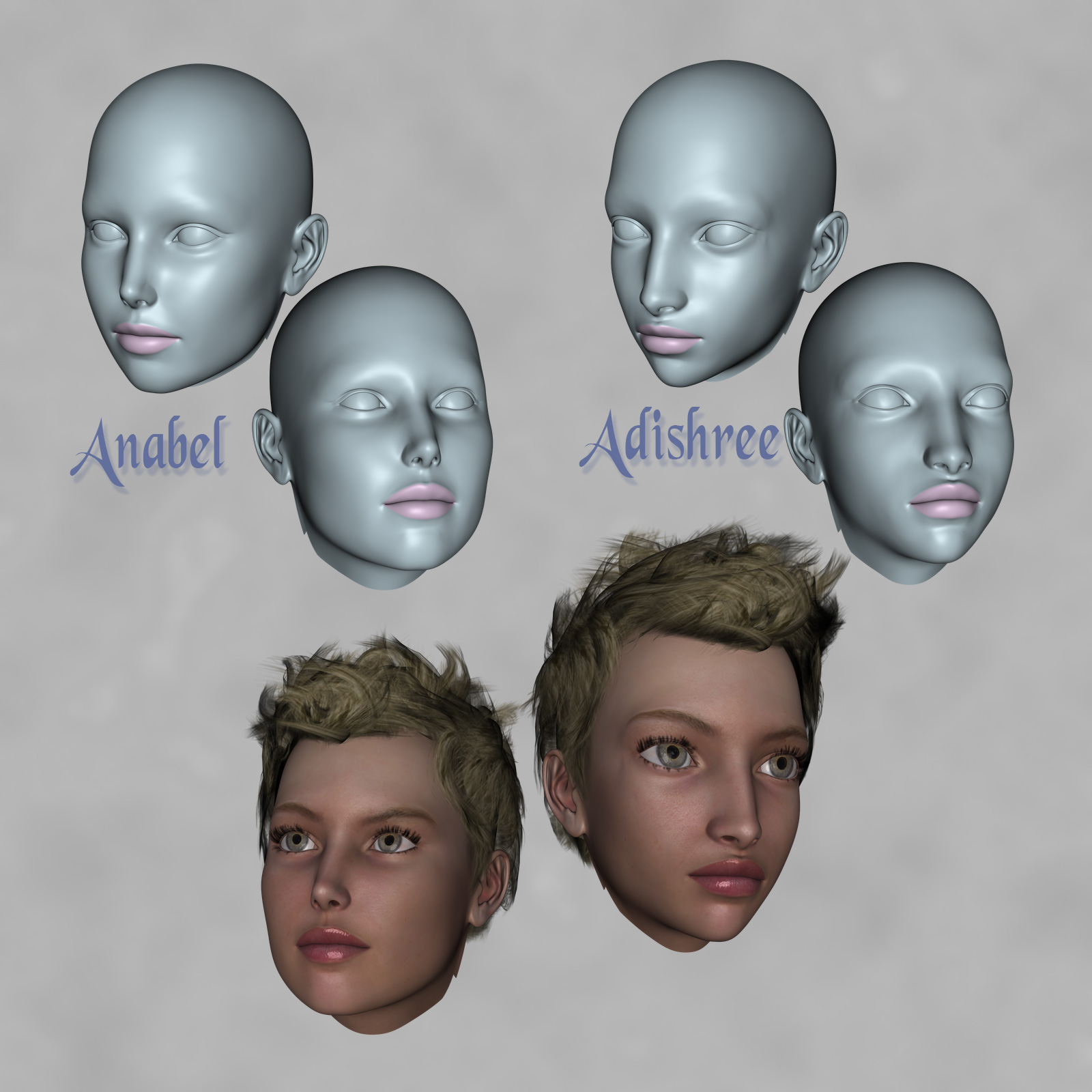 Friendly Faces for the Genesis 1 Female by N/A