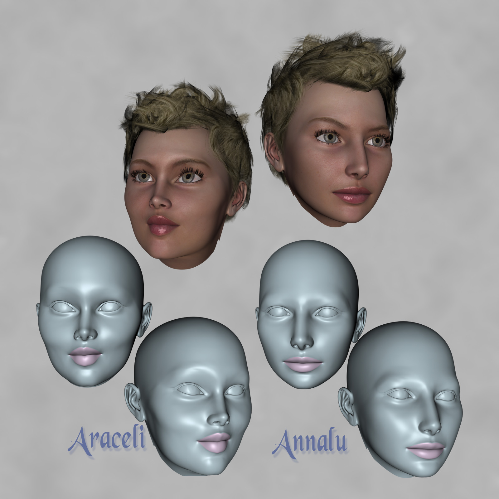 Friendly Faces for the Genesis 1 Female by N/A