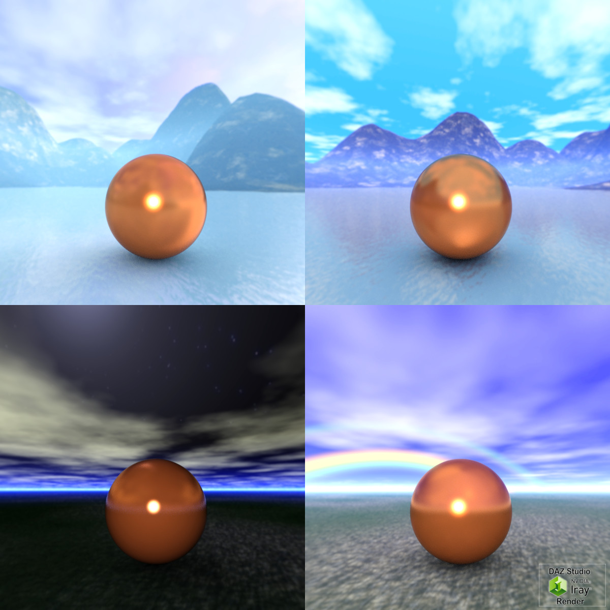 Backgrounds of irradiance Iray by N/A