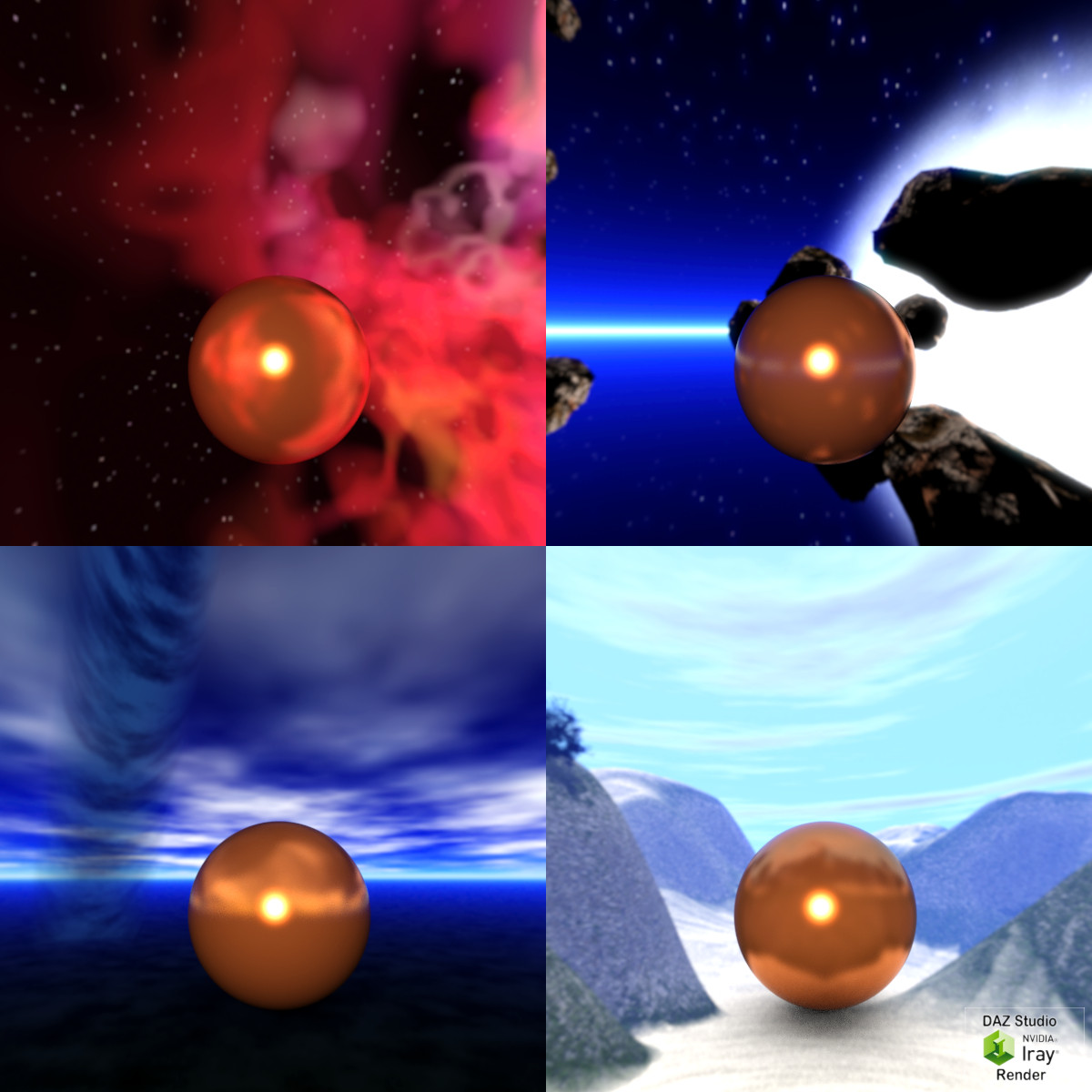 Backgrounds of irradiance Iray by N/A