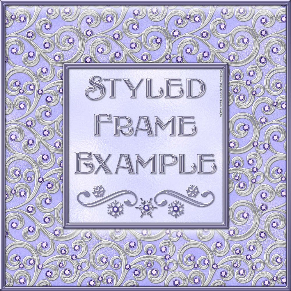 Winter Elegance Layer Styles with Bonus by N/A