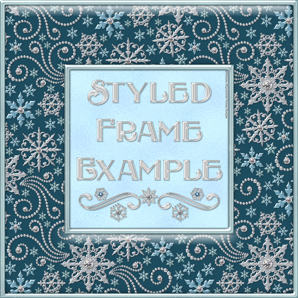 Winter Elegance Layer Styles with Bonus by N/A