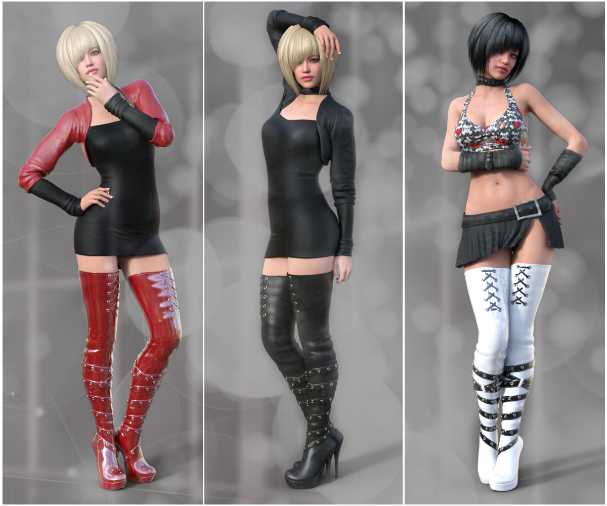 Kickin Boots for Gen2Female by N/A