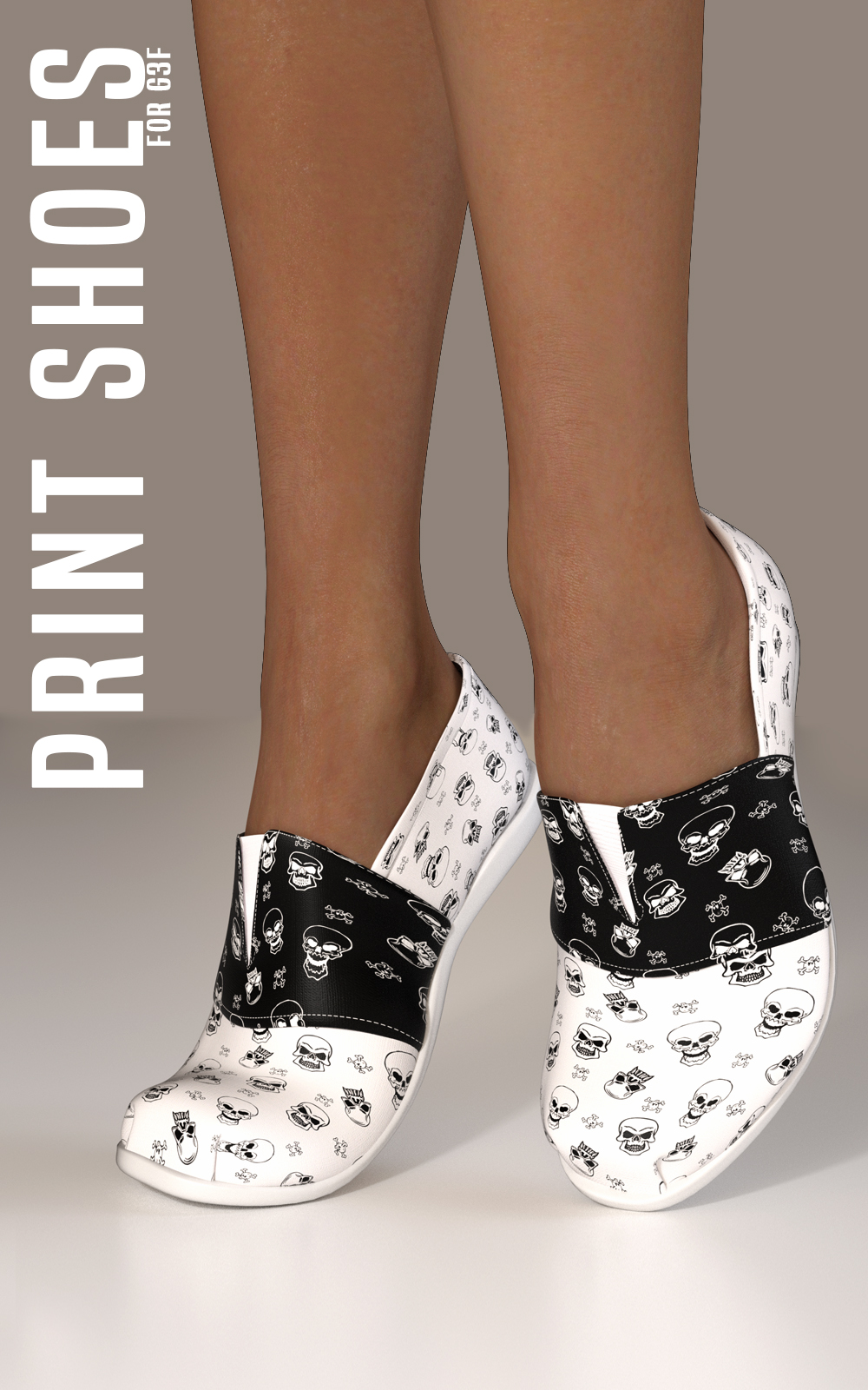 Print Shoes for G3F by N/A