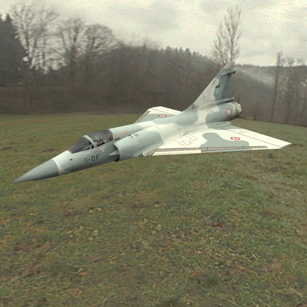 Dassault Mirage 2000 for Poser by N/A