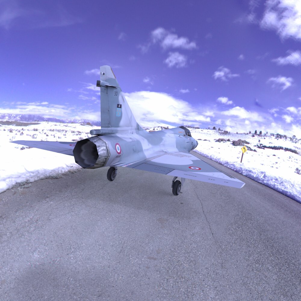 Dassault Mirage 2000 for Poser by N/A