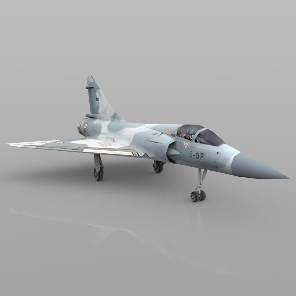 Dassault Mirage 2000 for Poser by N/A