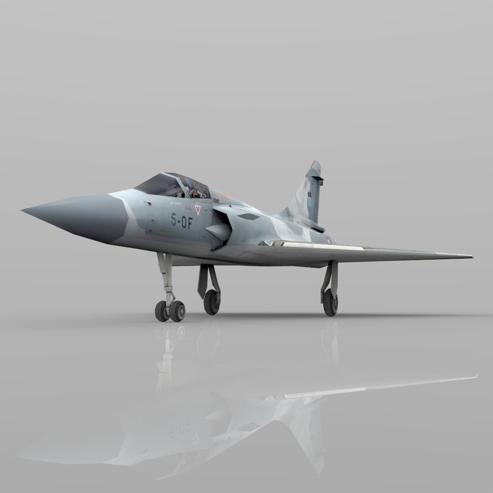 Dassault Mirage 2000 for Poser by N/A