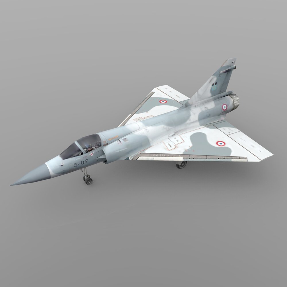 Dassault Mirage 2000 for Poser by N/A