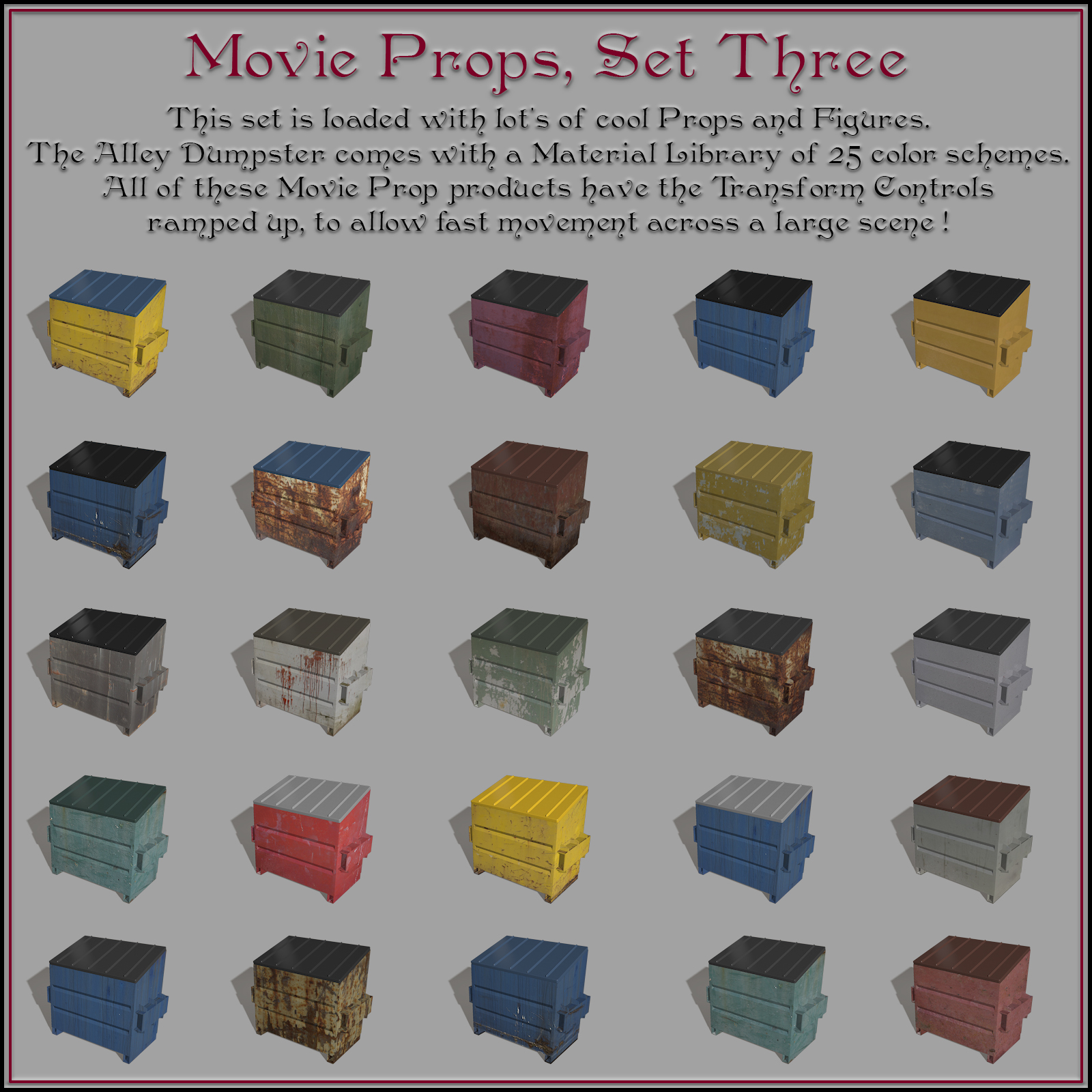 Movie Props, Set 03 by N/A