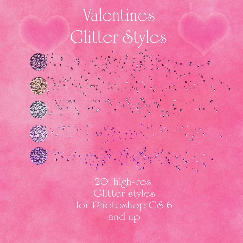 Valentine Glitter Styles by N/A