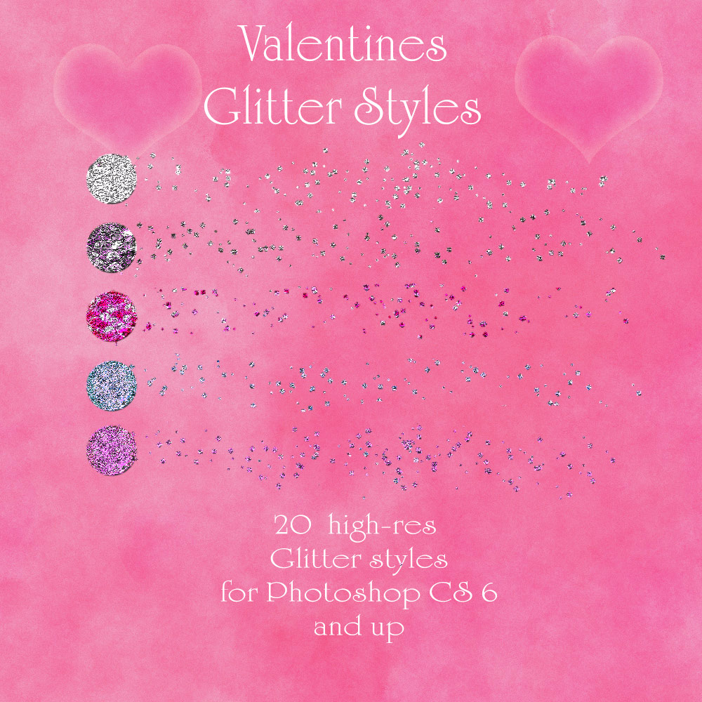 Valentine Glitter Styles by N/A