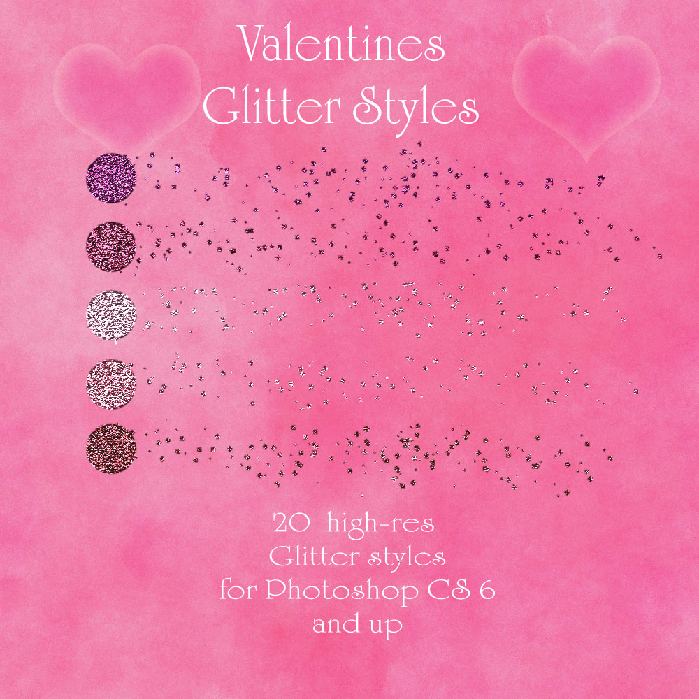 Valentine Glitter Styles by N/A