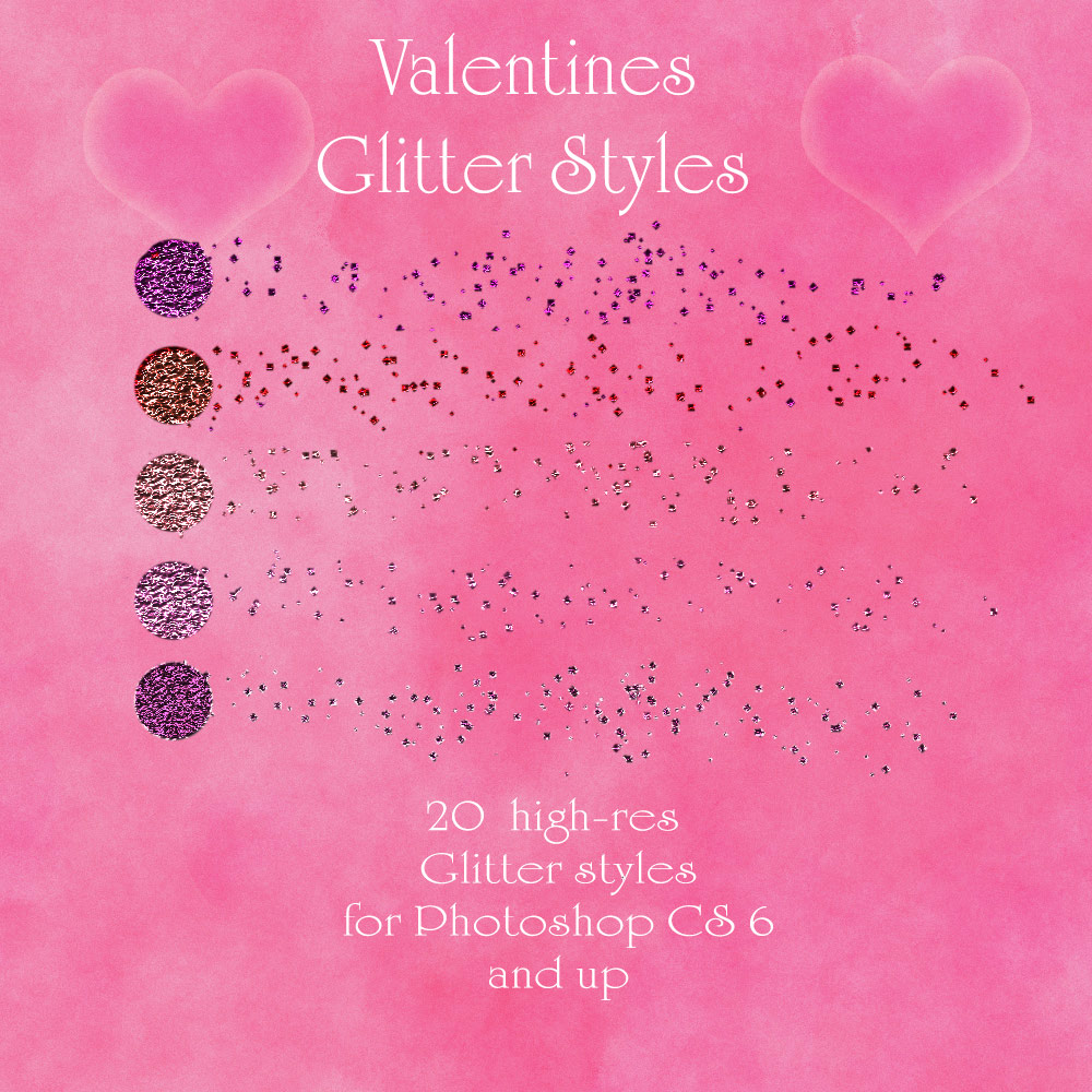 Valentine Glitter Styles by N/A