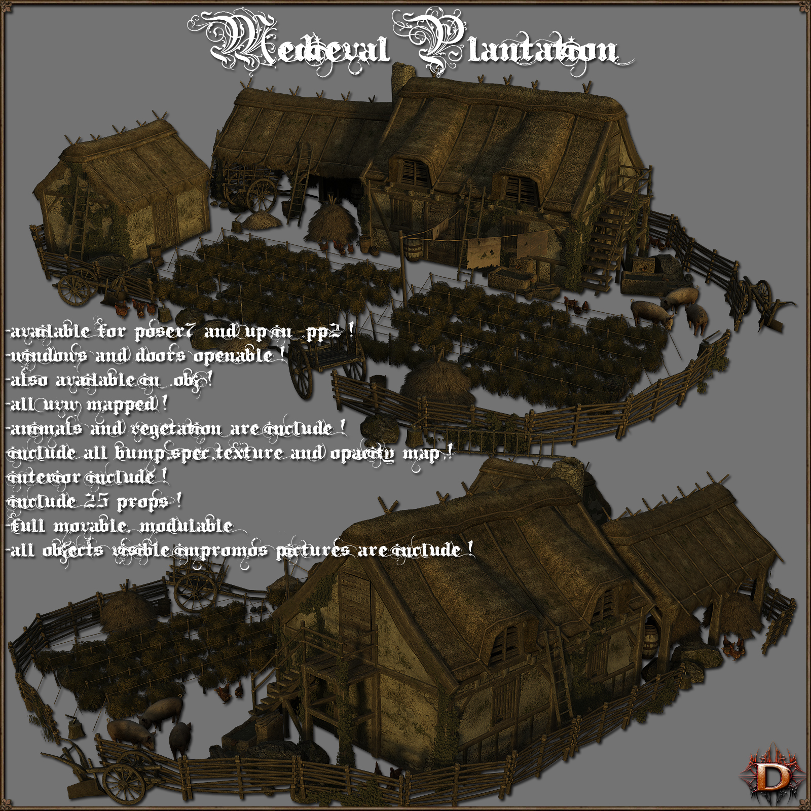 Medieval Plantation by N/A