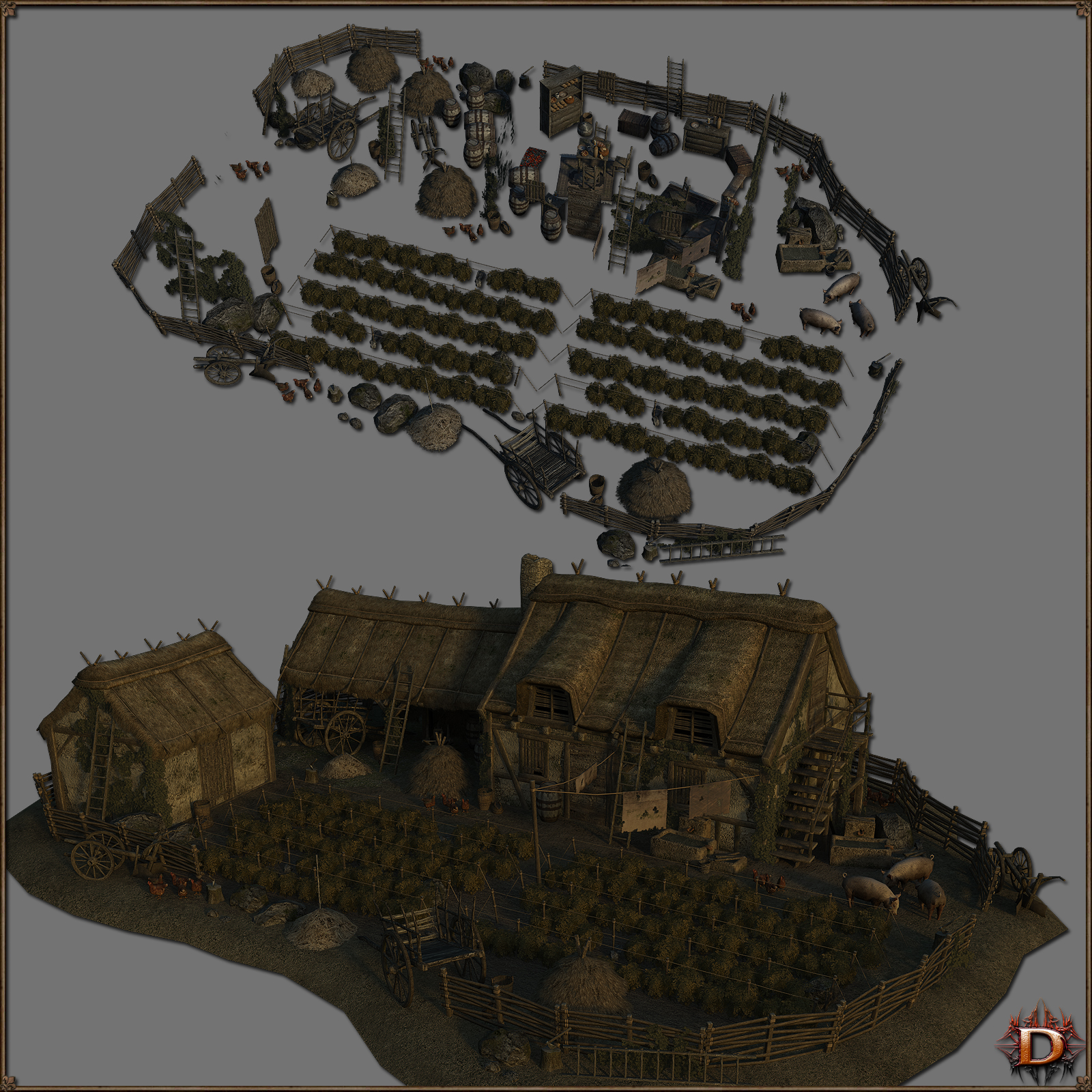 Medieval Plantation by N/A