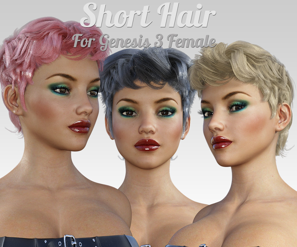 Short Hair for G3 females by N/A