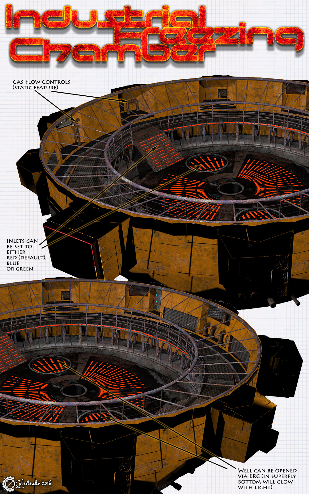 Industrial Freezing Chamber by N/A