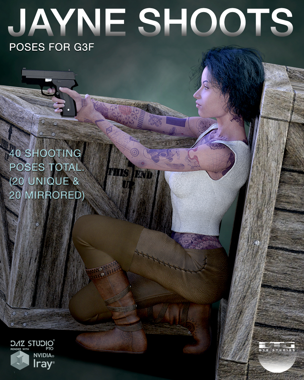 DTG Studios' Jayne Shoots - Poses for G3F by N/A