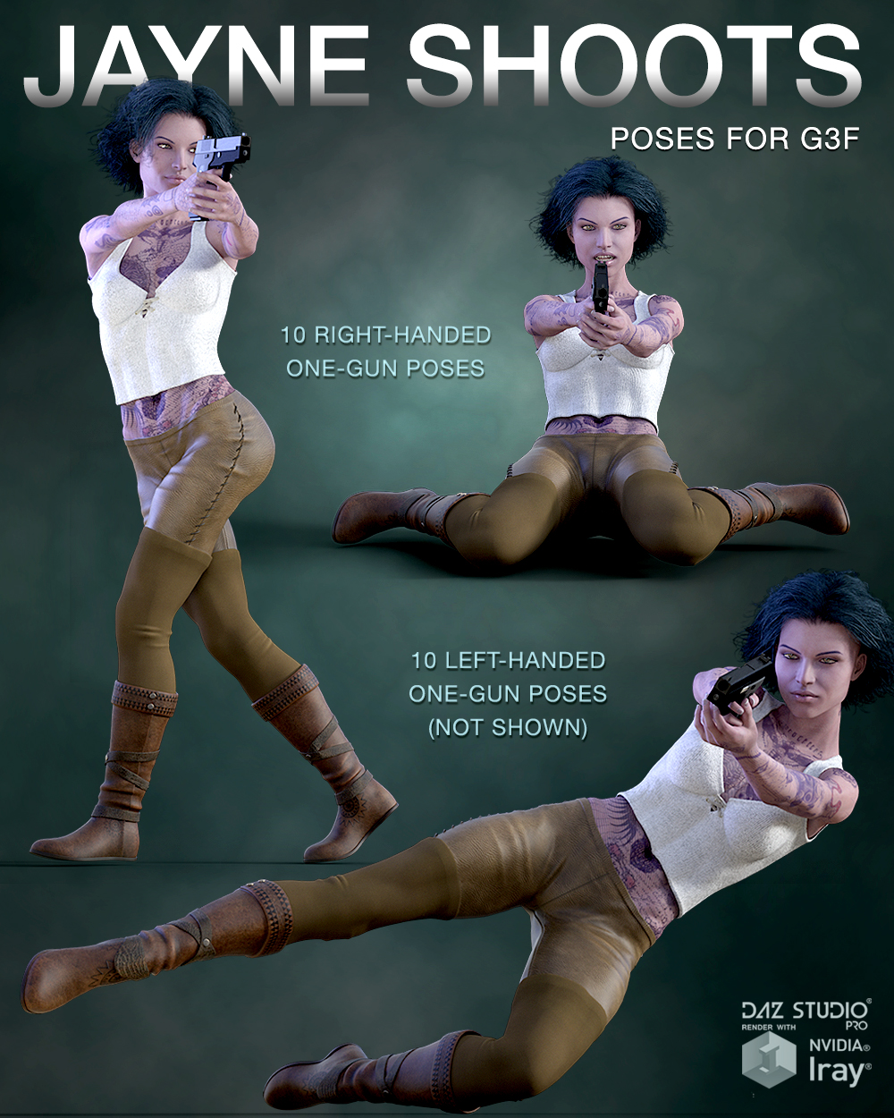 DTG Studios' Jayne Shoots - Poses for G3F by N/A