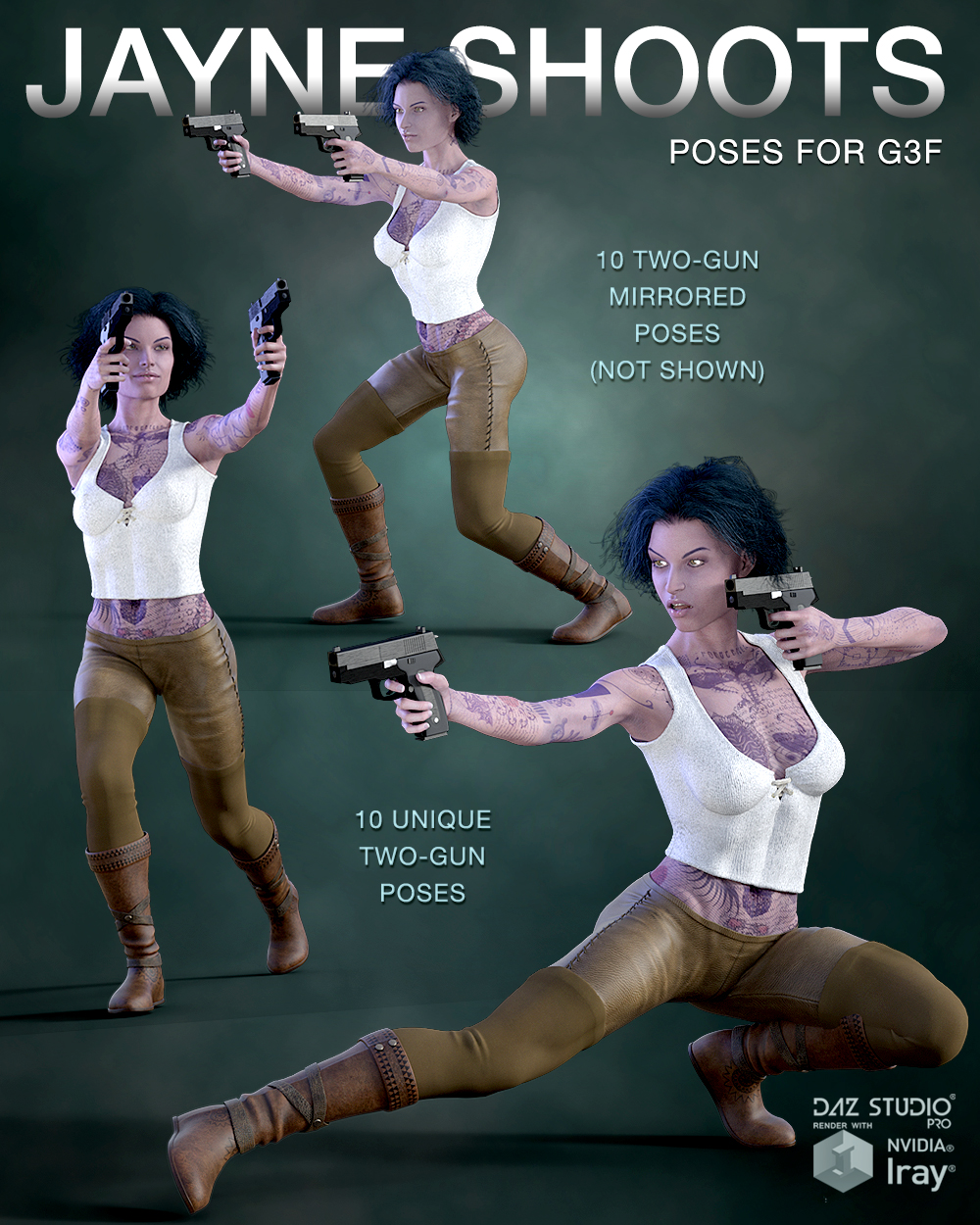 DTG Studios' Jayne Shoots - Poses for G3F by N/A