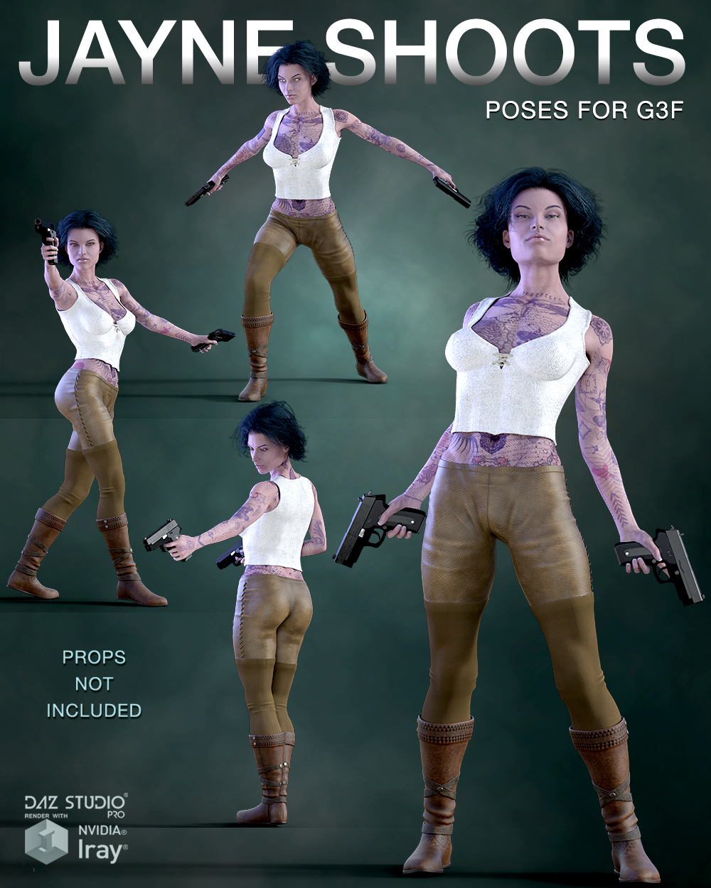 DTG Studios' Jayne Shoots - Poses for G3F by N/A