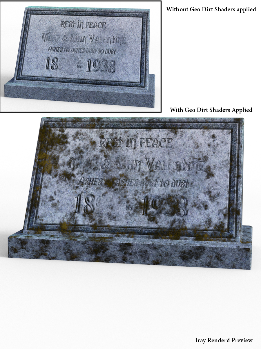 Geo Dirt Shaders For Daz Studio And Tutorial by N/A