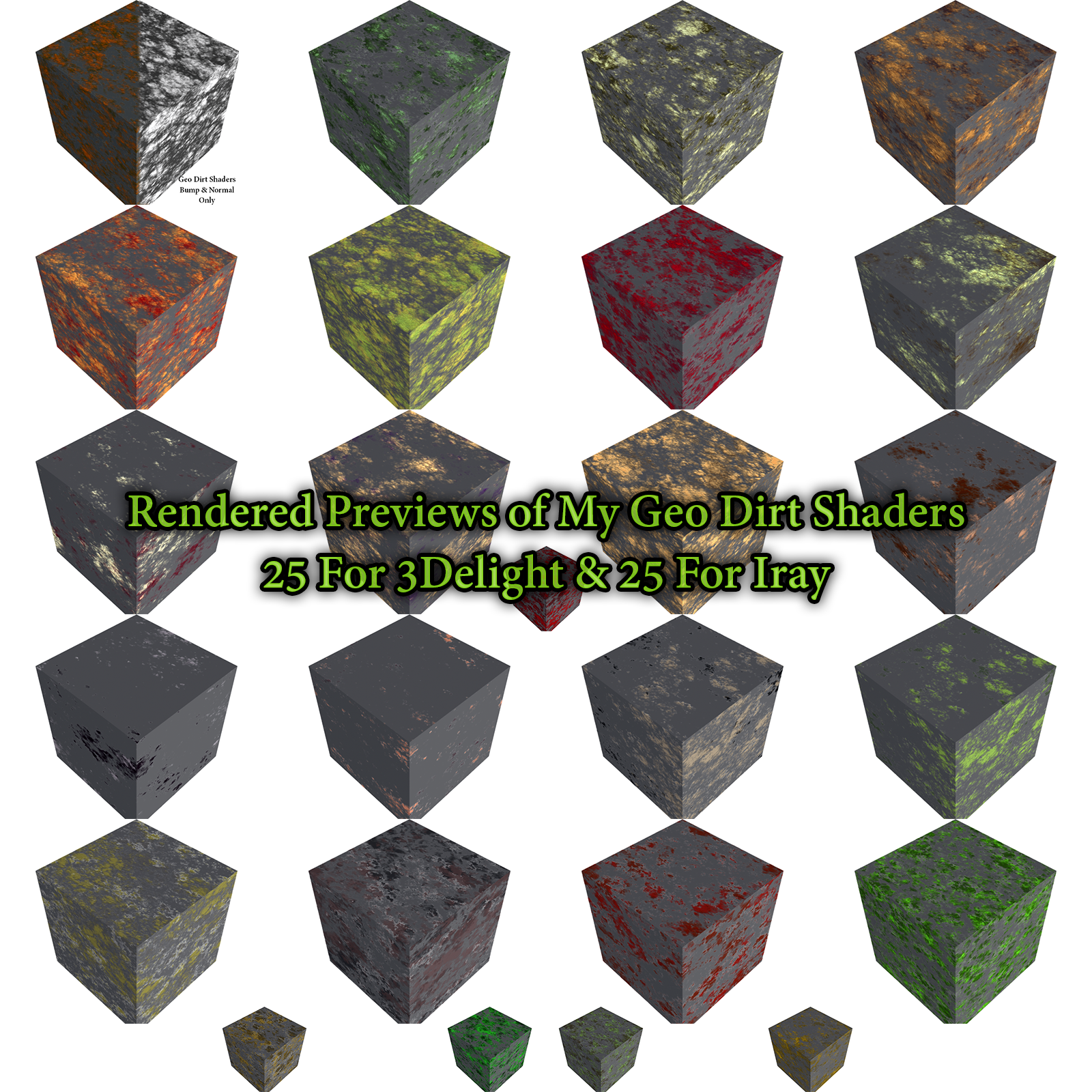 Geo Dirt Shaders For Daz Studio And Tutorial by N/A