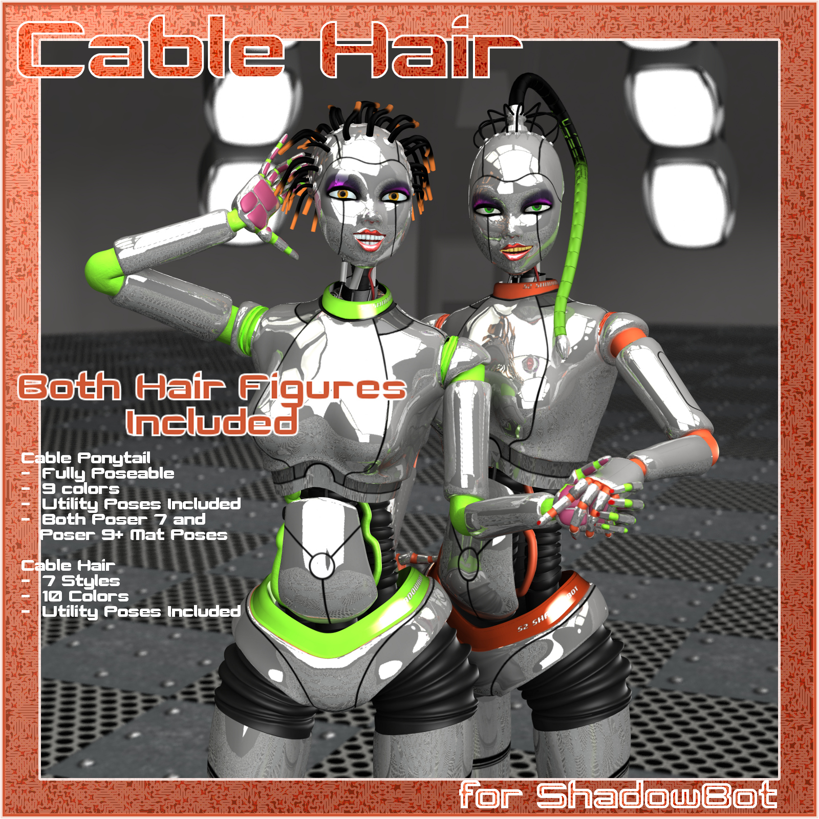 Cable Hair Set for ShadowBot by N/A