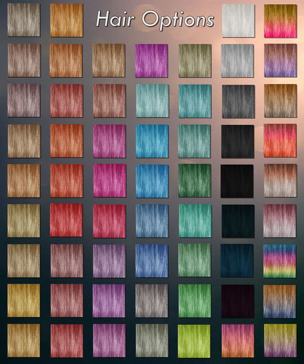 eXotique Princess Hair for G3 females by N/A