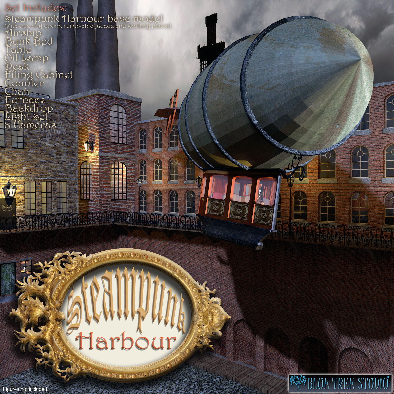 Steampunk Harbour by N/A