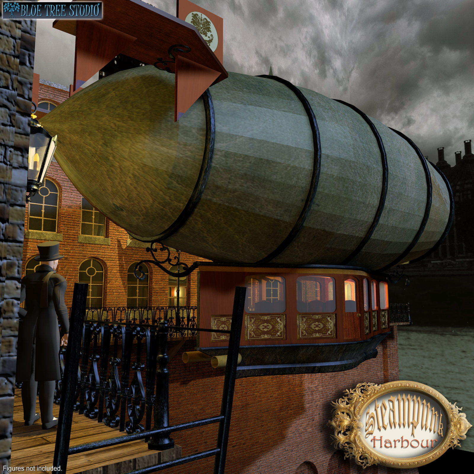 Steampunk Harbour by N/A